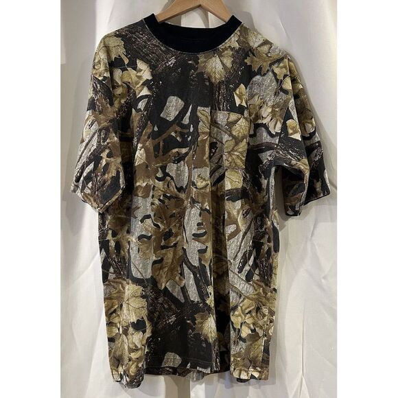 Vintage‎ Camo Photo Stalk T-shirt Hunting Size X-Large - Picture 1 of 6